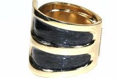 Twinkling Enamel Hinged Bangle