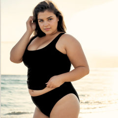 InstantFigure Plus Size Swimwear Tankini Top 13262TC