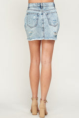 Ladies Denim Mini Skirt