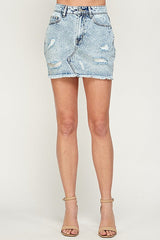 Ladies Denim Mini Skirt