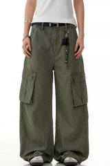 Men's Wide Leg Cargo Pants