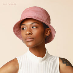 Classic Cotton Bucket Hat for Summer – Lightweight Cotton Sun Hat