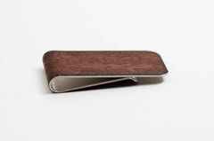 Wood Wallet : Wood Money Clip, Customized, Minimal Gift