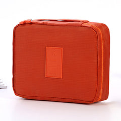 Portable Cosmetic Bag Waterproof Divider Multi-grid Pockets Toiletry B