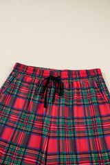 Christmas Plaid Mama Pullover and Pants Set
