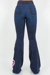 Sweet Heart Bell Bottom Jean- Inseam 32\"