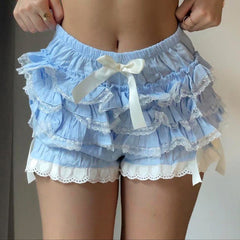 Women's Bowknot Thin Summer Cake Multi-layer Lace Bottoms