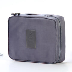 Portable Cosmetic Bag Waterproof Divider Multi-grid Pockets Toiletry B