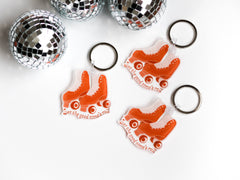 Let the Good Time's Roll Acrylic Keychain