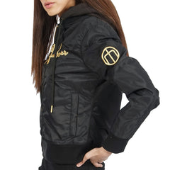 Ibiza Hooded Black Jacket