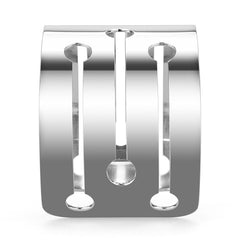 LO479 - Stainless Steel Bangle with No Stone