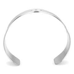 LO616 - Stainless Steel Bangle with No Stone