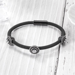 Double Frame Three-Station Bangle