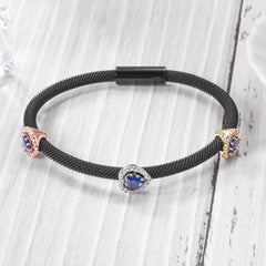 Heart Cable Station Bangle