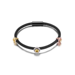 Pavé Round Station Bangle