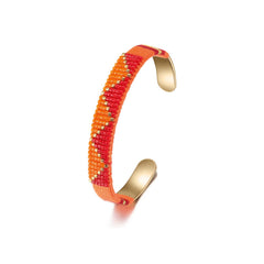 Woven Beaded Bangle