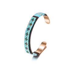 Woven Beaded Bangle