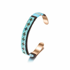 Woven Beaded Bangle