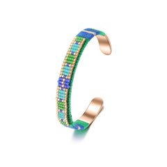 Woven Beaded Bangle