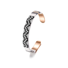 Woven Beaded Bangle