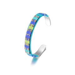 Woven Beaded Bangle
