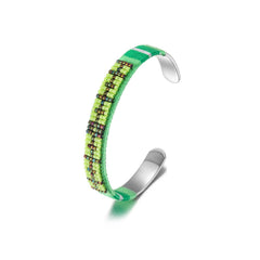 Woven Beaded Bangle