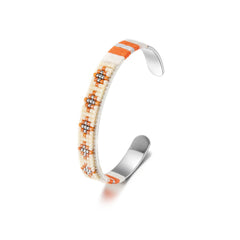 Woven Beaded Bangle