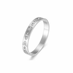 CZ Station Hinge Bangle