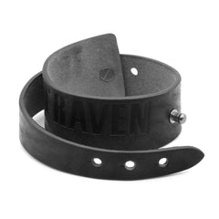 True N’ Raven Black Leather Bracelet