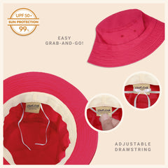 Classic Cotton Bucket Hat for Summer – Lightweight Cotton Sun Hat