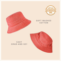 Classic Cotton Bucket Hat for Summer – Lightweight Cotton Sun Hat