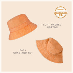 Classic Cotton Bucket Hat for Summer – Lightweight Cotton Sun Hat