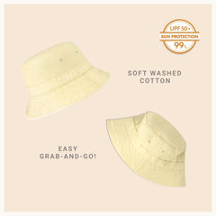 Classic Cotton Bucket Hat for Summer – Lightweight Cotton Sun Hat