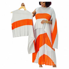 Women's Designer Personality Female Casual Loose Autumn 2pc. Skirt Set