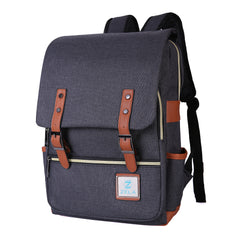 Slim Backpack ,College, School and Business Fits 15-inch Laptop-Black
