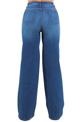 Camila Varsity Wide Leg Jean