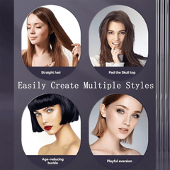 Professional Steam Hair Straightener Ceramic Tourmaline Ionic Flat