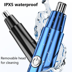 Updated Electric Shaving Nose Ear Trimmer Safe Face Care Rechargeable