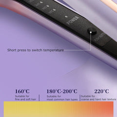 Professional Steam Hair Straightener Ceramic Tourmaline Ionic Flat