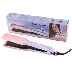Professional Steam Hair Straightener Ceramic Tourmaline Ionic Flat