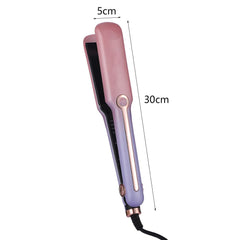 Professional Steam Hair Straightener Ceramic Tourmaline Ionic Flat