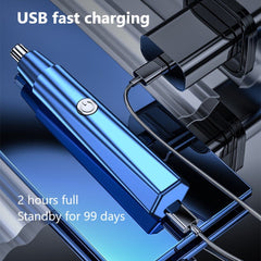 Updated Electric Shaving Nose Ear Trimmer Safe Face Care Rechargeable