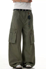 Men's Wide Leg Cargo Pants