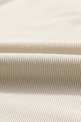 Solid Collared Pullover and Pants Set