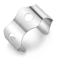 LO616 - Stainless Steel Bangle with No Stone