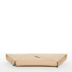 Leather Clutch Bag Nude Clutch Purse Beige Evening Bag Tan Women's