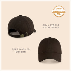 Classic Everyday Baseball Cap - Adjustable Cotton Dad Hat