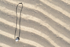 Recycled Bombshell Ball Necklace