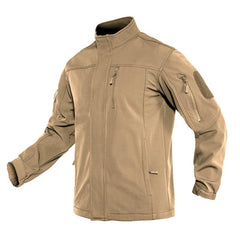 Soft shell Tactical Jacket Mens Warm Military Waterproof Fleece