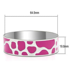 TK289 - High polished (no plating) Stainless Steel Bangle with No